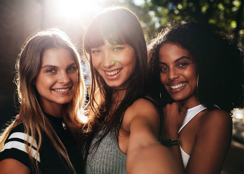 Diverse models representing beauty in all forms